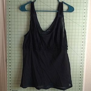 Tank top see through black XL The Limited